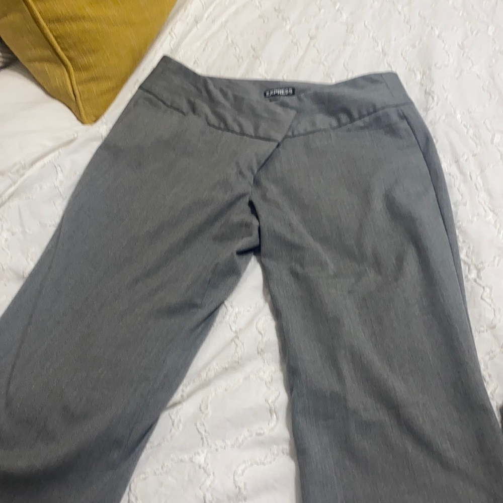 Express Womens Sz 10 Pants Editor Grey